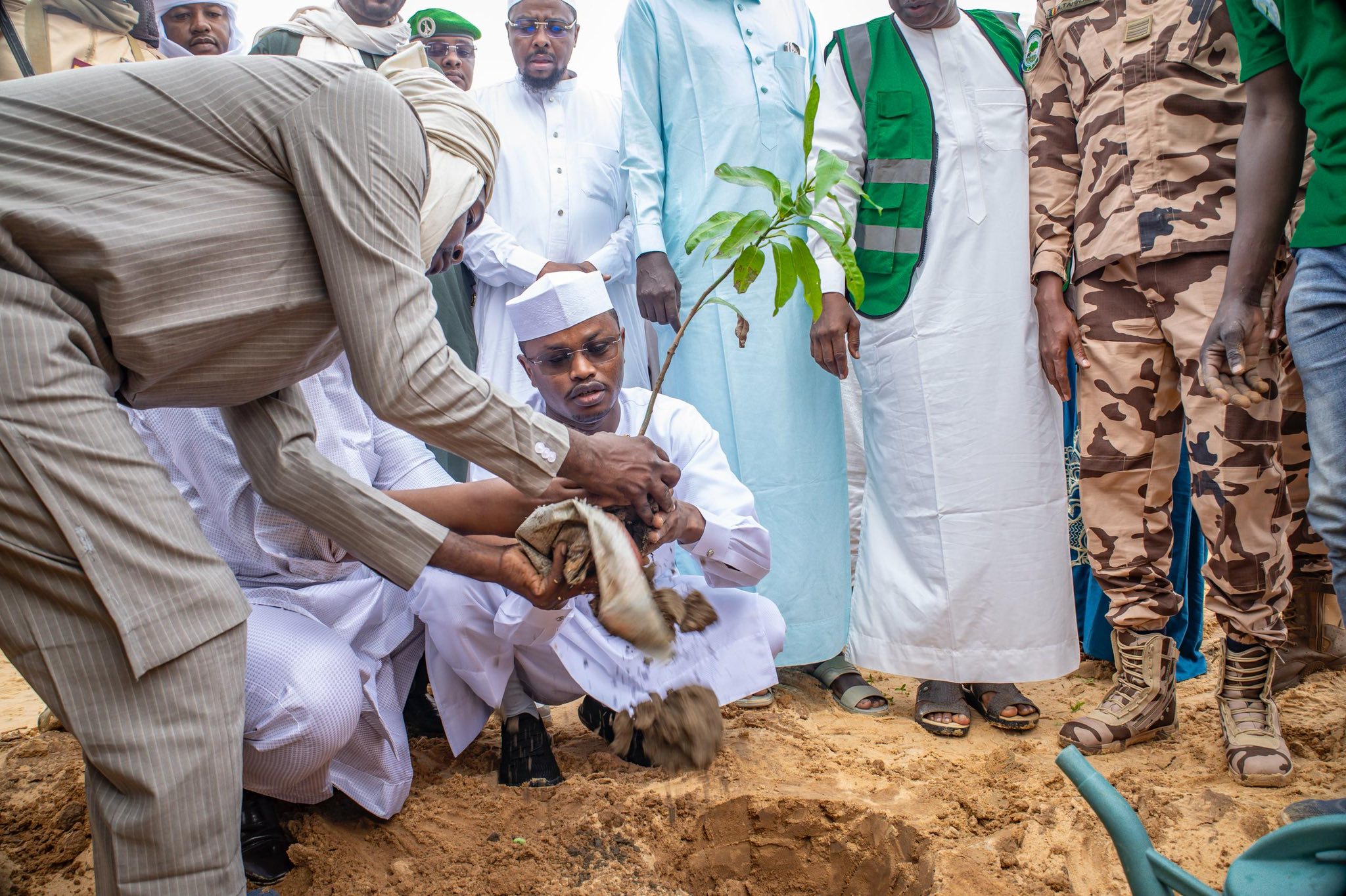 Tchad : Les ministres de l'Environnement et de la Jeunesse plantent des arbres à Gli-Gli