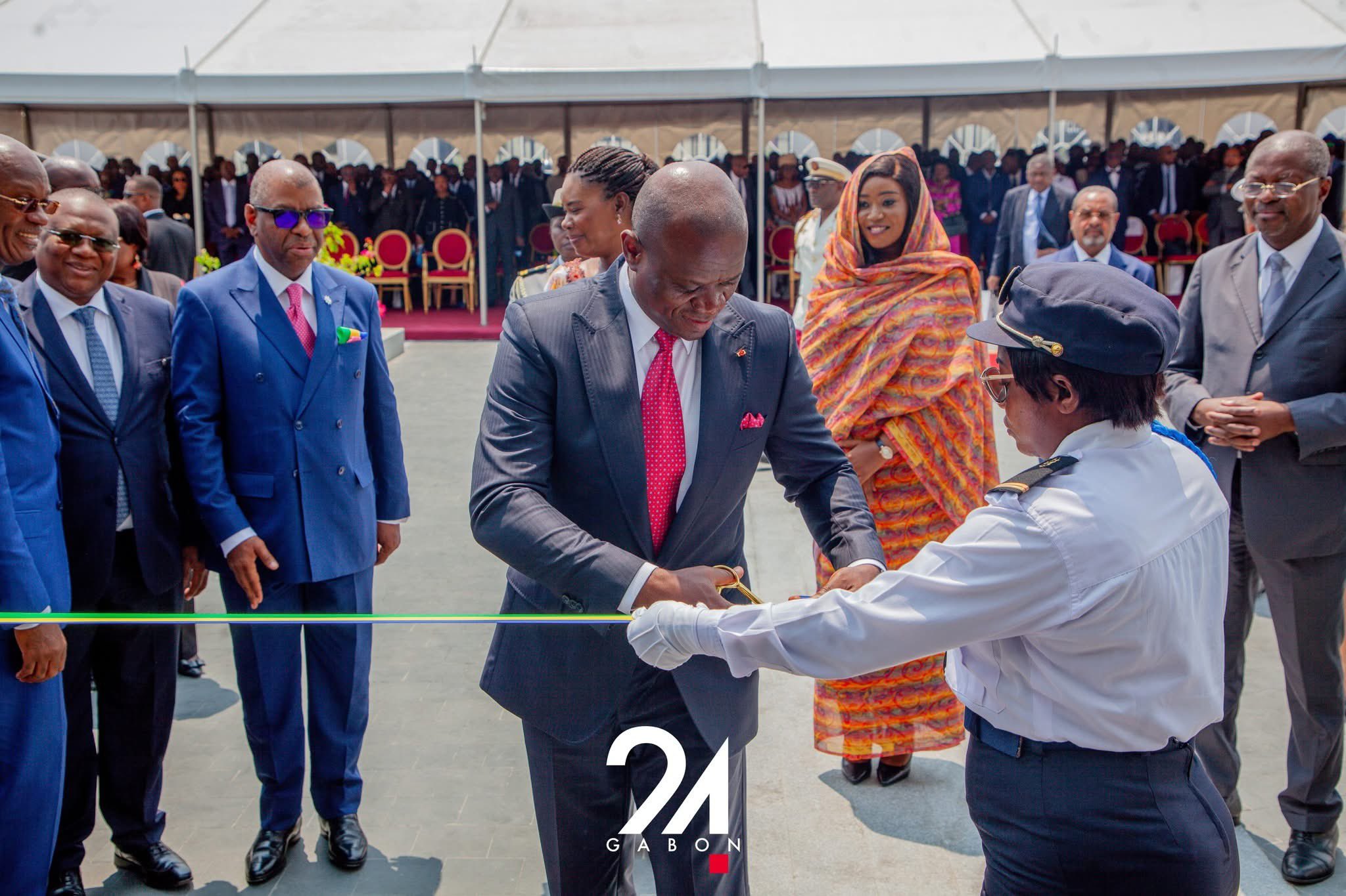 Tchad / Gabon : La conseillère spéciale Amina Priscille Longoh salue l'inauguration du siège de Gabon 24