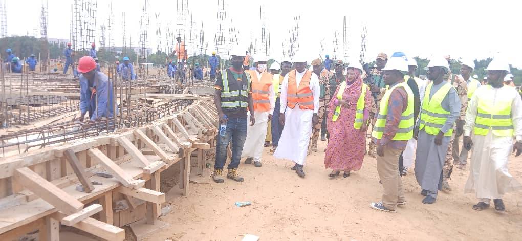 Tchad : visite du chantier de construction du Palais de justice de N’Djamena par le ministre de la Justice
