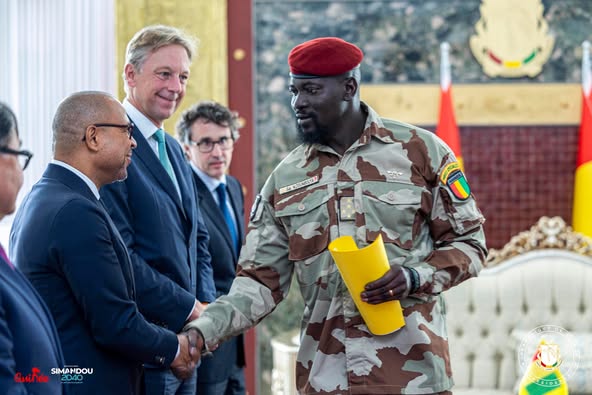 Guinée : Le nouveau PDG de Rio Tinto reçu par le président Mamadi Doumbouya