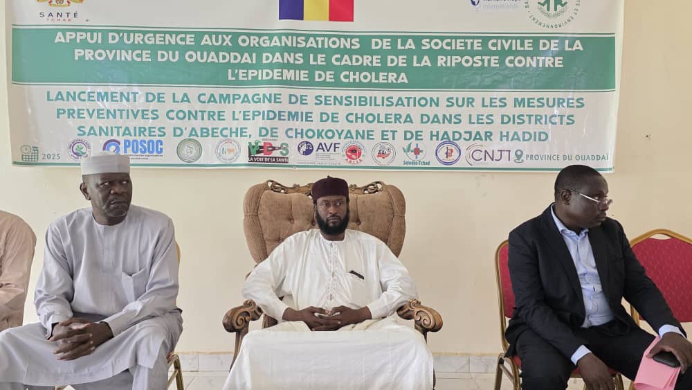 Tchad : à Abéché, l'ONG Base lance une campagne de sensibilisation contre le choléra