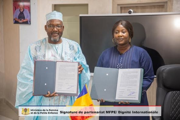 Tchad : Le ministère de la Femme et l'ONG Dignité Internationale signent un partenariat