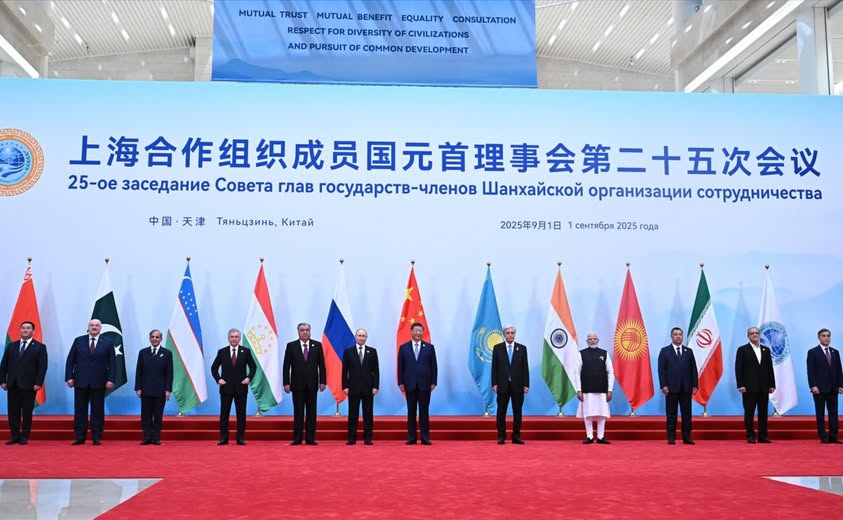 Sommet de l'OCS : le Président Poutine à la séance photo officielle