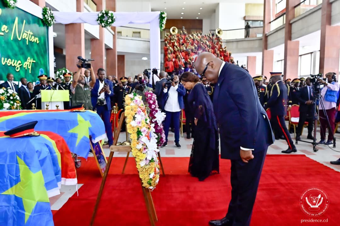 RDC : l’hommage national de la République aux officiers supérieurs tombés au front au Nord-Kivu