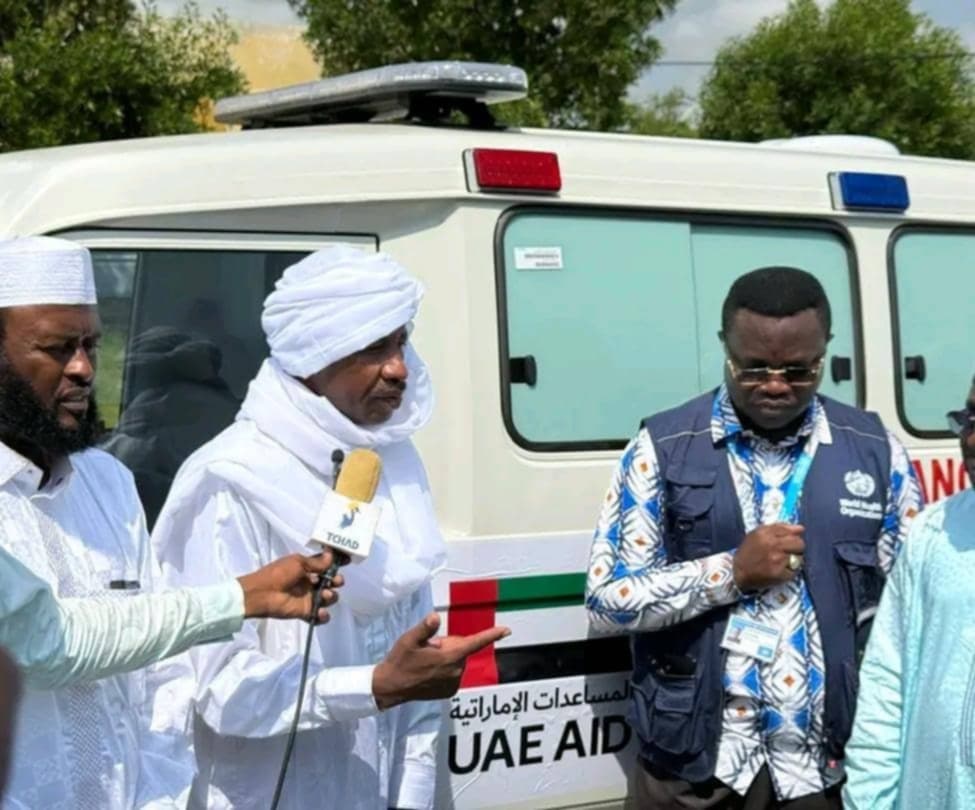 Tchad : à Abéché, réception d'une ambulance par le ministre de la Santé publique et de la Prévention
