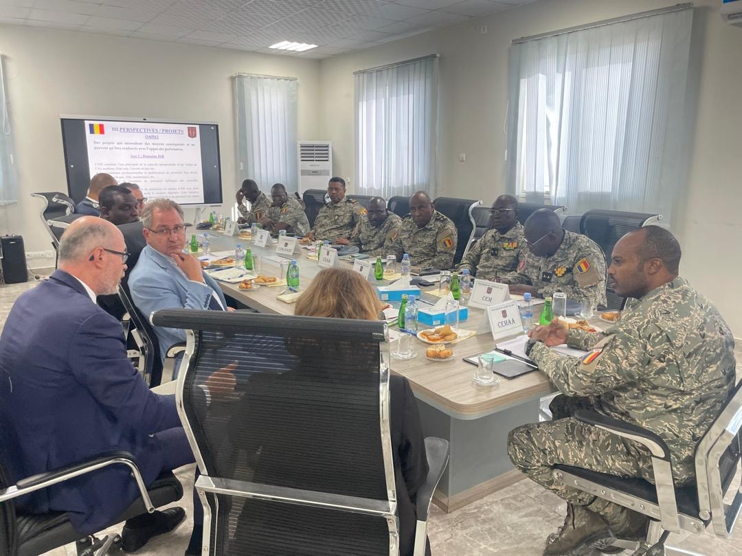 Tchad : une délégation de l'Union européenne reçue à l'état-major de l'armée de l'air