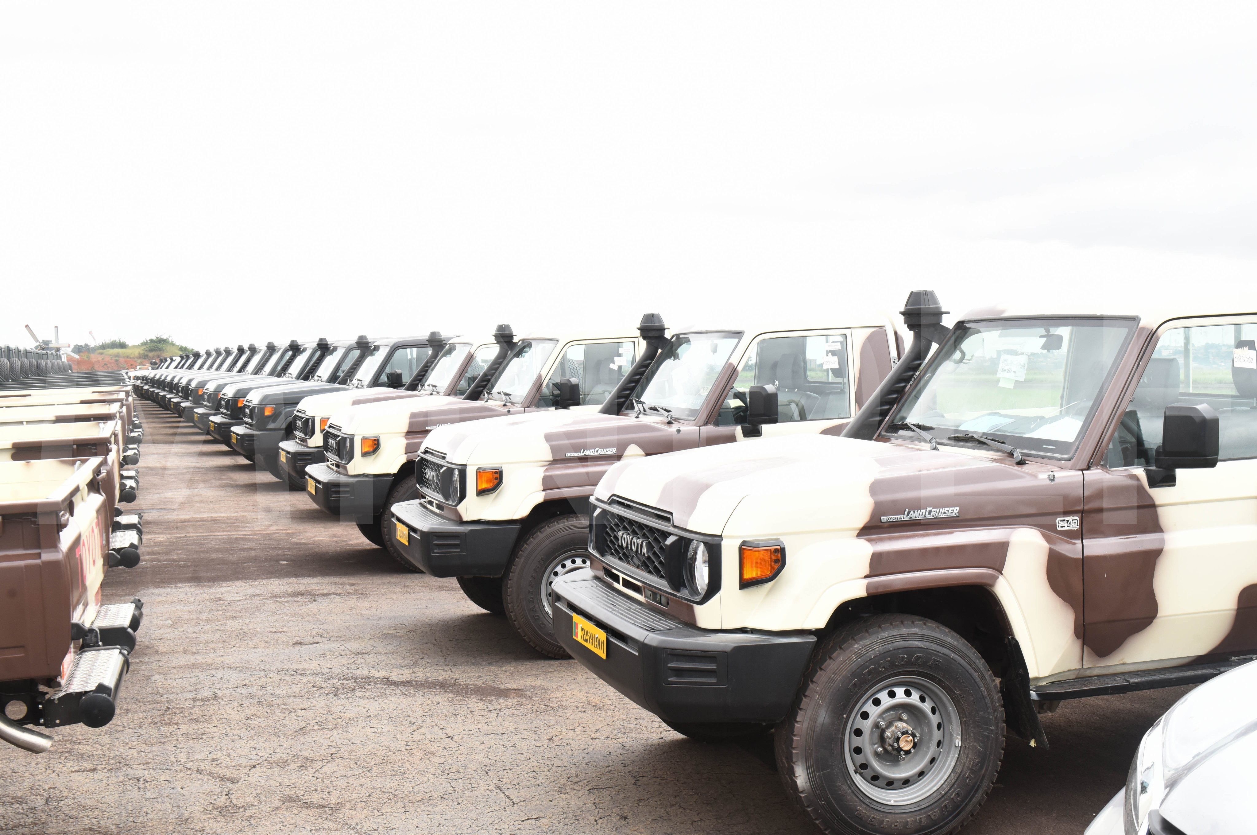 Cameroun : Remise de véhicules au Ministère de la Défense