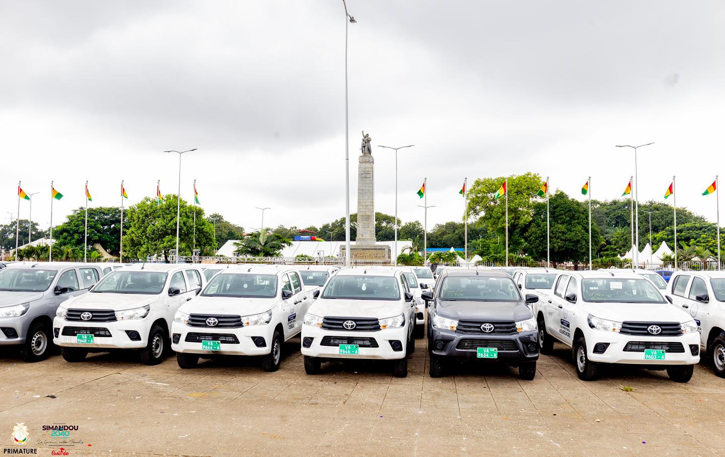 Guinée : le gouvernement renforce les capacités des sous-préfectures avec 332 véhicules de fonction