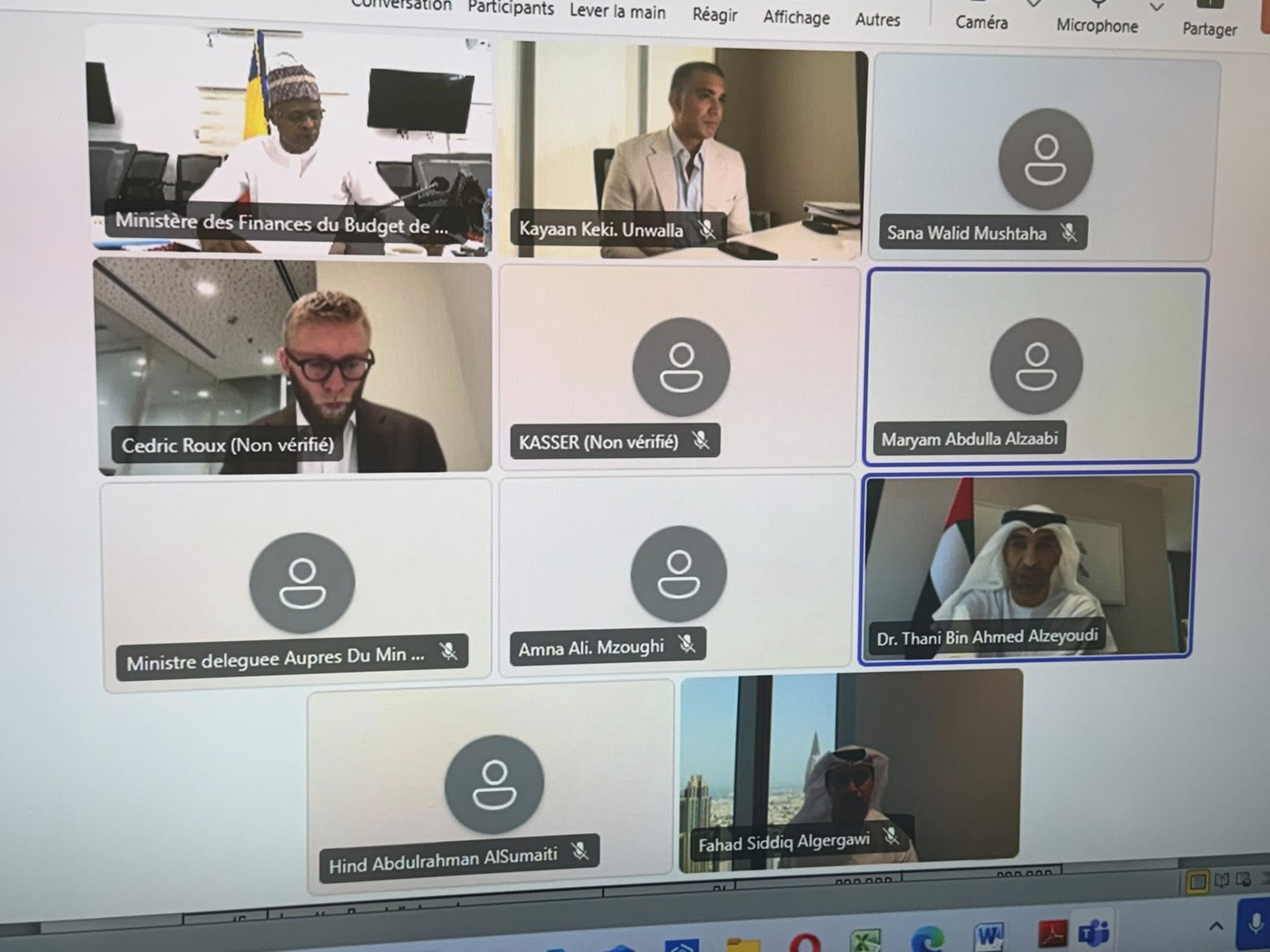 Tchad : table ronde Tchad Connexion 2030, réunion en visioconférence entre le Tchad et les Émirats Arabes Unis