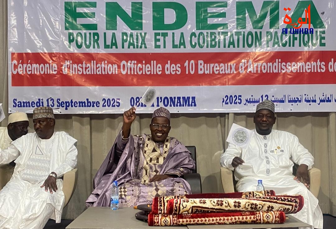 Tchad : L’association ENDEMA installe officiellement les 10 bureaux d’arrondissement de N’Djamena