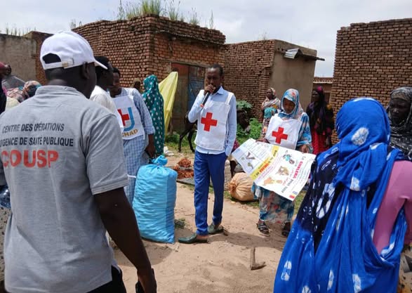 Tchad : La Croix-Rouge sensibilise contre le choléra à Hadjer Hadid