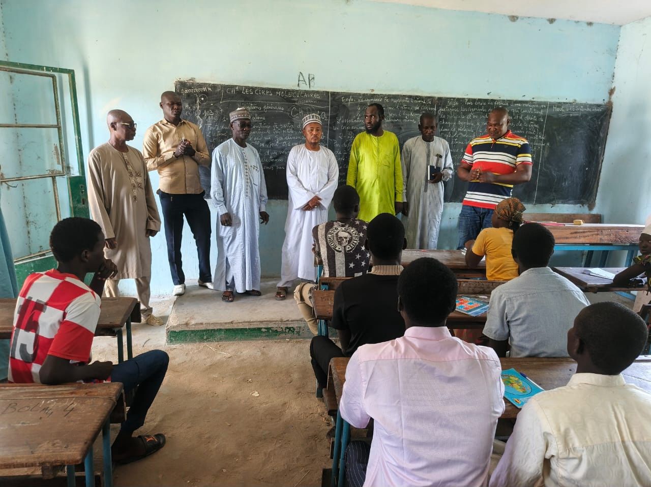 Tchad : le délégué provincial de l’Éducation nationale du Lac en tournée de constat à Bol