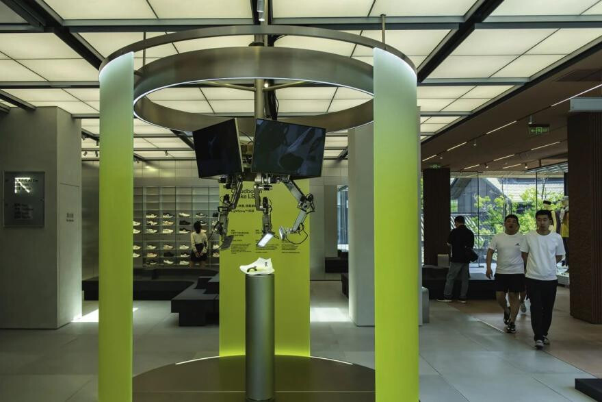 Sportswear brand On opens its first flagship store in China at the Taikoo Li Chengdu, southwest China's Sichuan province, on April 25, 2025. (Photo/Han Jie)