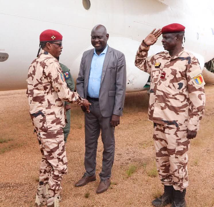 Tchad : Le Général Mahamat Souleymane Ali à Sarh pour l’installation de la force mixte Tchad-RCA
