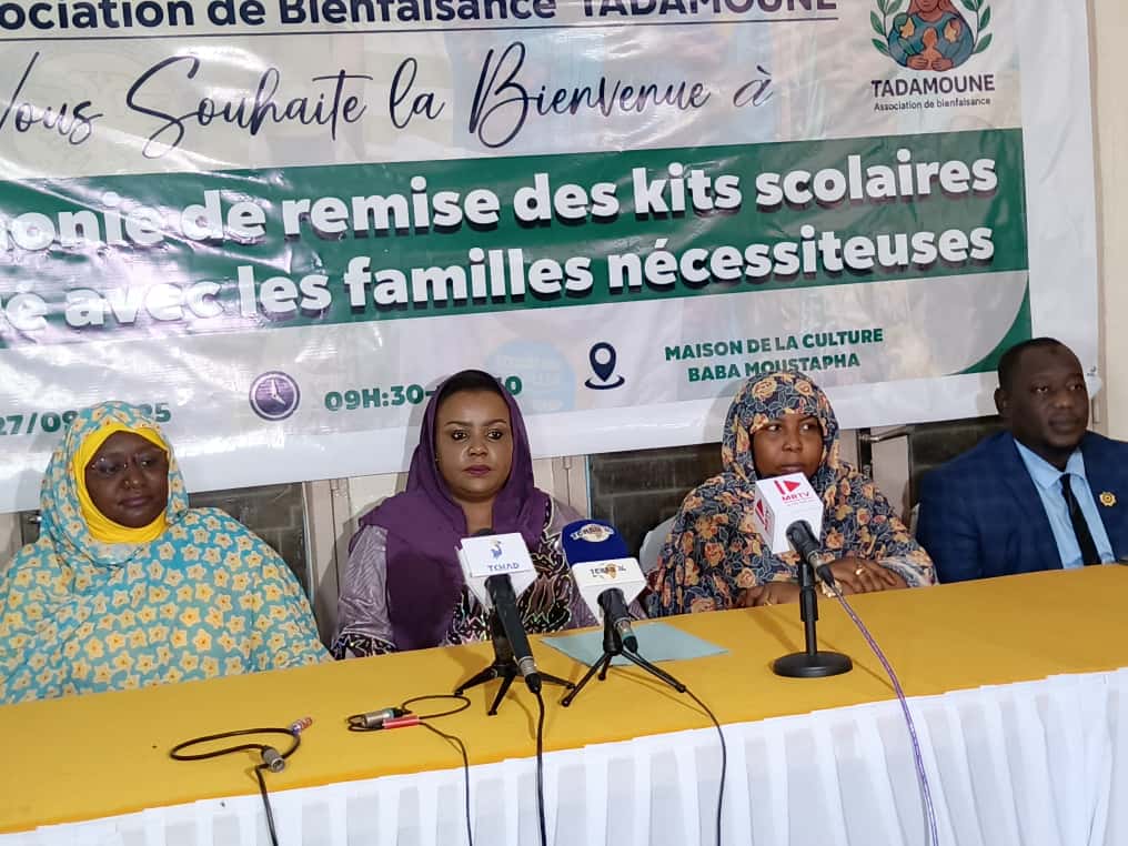 Tchad : Tadamoune encourage les enfants issus de familles vulnérables en leur offrant des kits scolaires