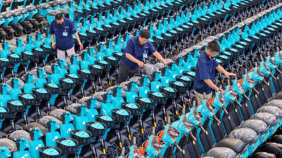 Hydrogen-powered shared bikes are about to be launched in Xindu district, Chengdu, southwest China's Sichuan province. (Photo/Li Xiangyu)
