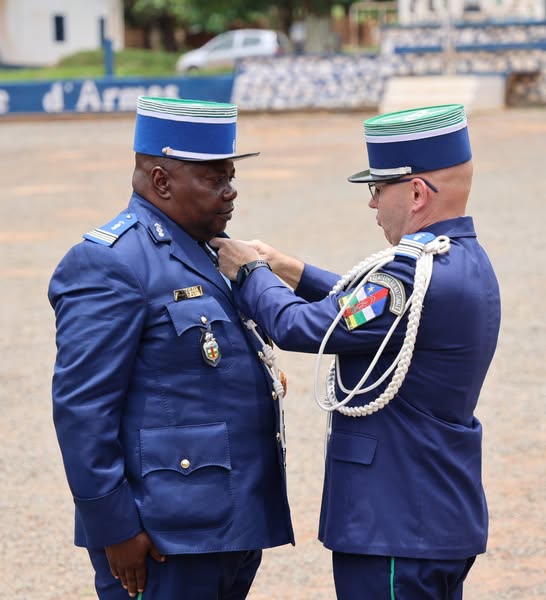 RCA : Remise de diplômes d’État-major à la Gendarmerie, un signe de la montée en compétence des officiers