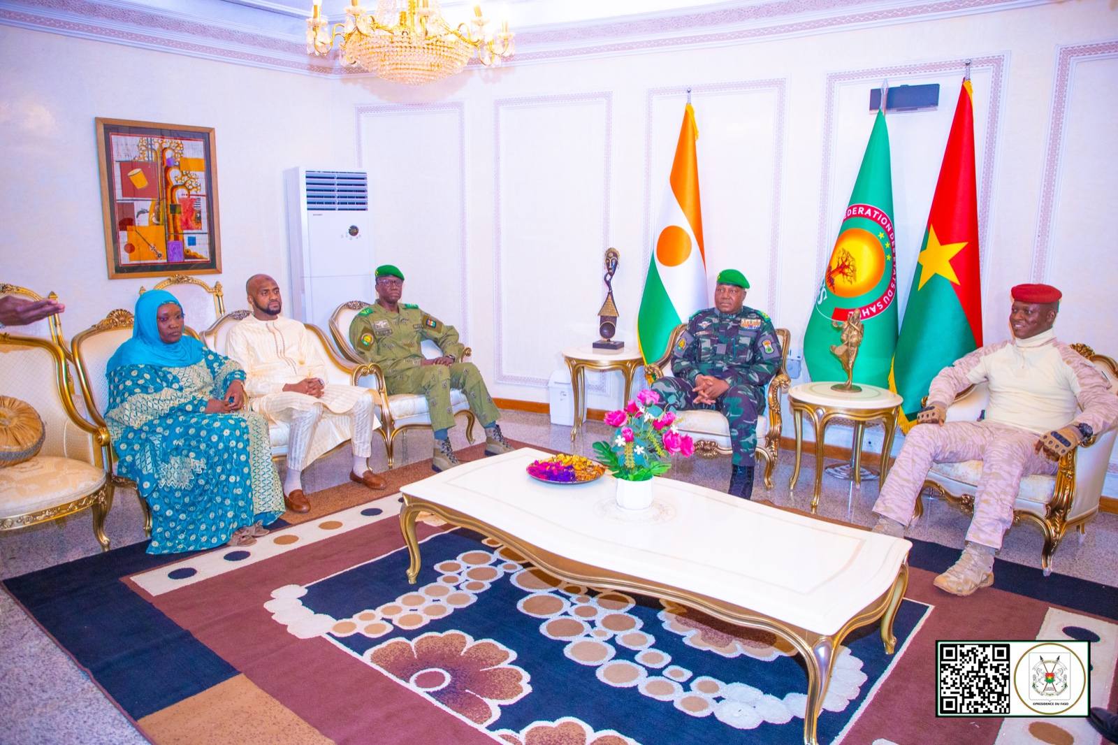 Burkina-Niger : visite de courtoisie du président Tiani au président Traoré