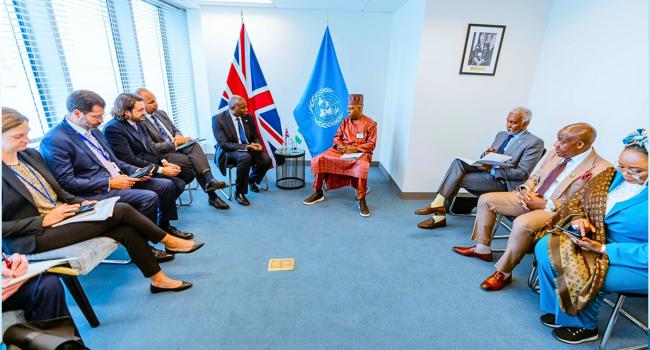 Le vice-président Shetiima et d'autres dignitaires au forum des Nations Unies discutent de la manière dont l'Afrique peut s'impliquer davantage dans la gouvernance mondiale. Photo : channelstv.com