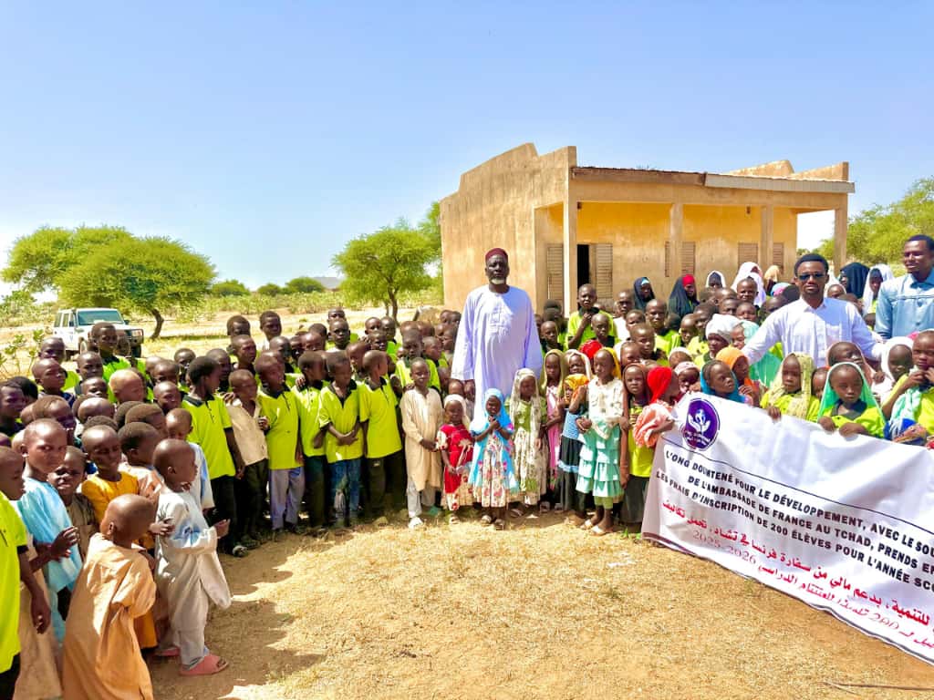 Tchad : l’ONG Doumtené prend en charge les frais d’inscription de 200 élèves à Tiré (Ouaddaï)