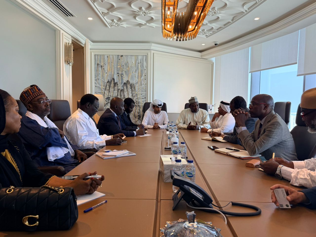 Tchad : le président de la CCIAMA rencontre le groupe émirati APEX Investment PSC