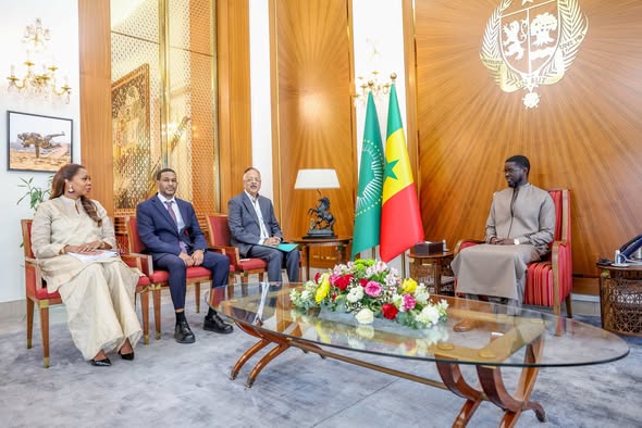 Sénégal : Audience du Président Bassirou Diomaye Faye avec Sudatel Telecom
