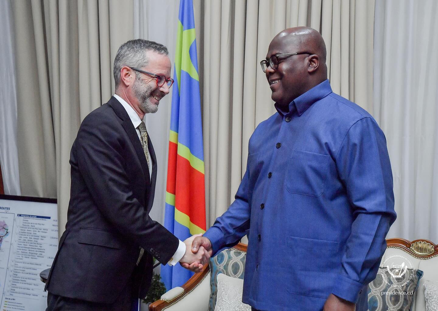 RDC : le président Tshisekedi accorde des audiences, à l’ambassadeur de France et au chargé d’affaires du Qatar