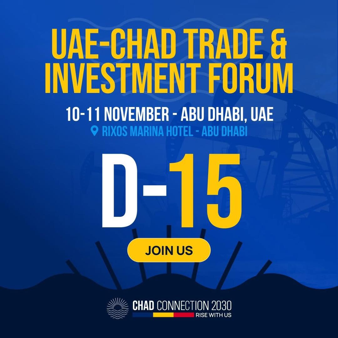 ​15 jours avant le Forum sur le commerce et l’investissement Tchad–Émirats arabes unis