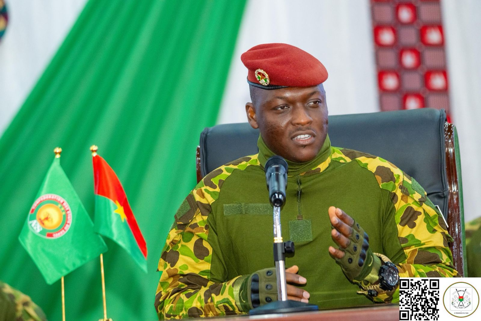 Burkina Faso : Le Capitaine Ibrahim Traoré exhorte les Afrodescendants à la lutte pour la dignité africaine