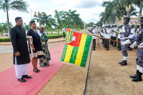 Togo : Cérémonie de présentation de lettres de créance de trois ambassadeurs