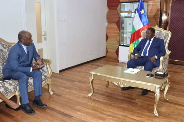 RCA : Le président de la République reçoit une délégation du FMI