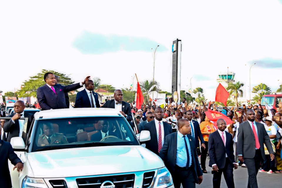 Arrivée de Denis Sassou N'Guesso à Pointe-Noire
