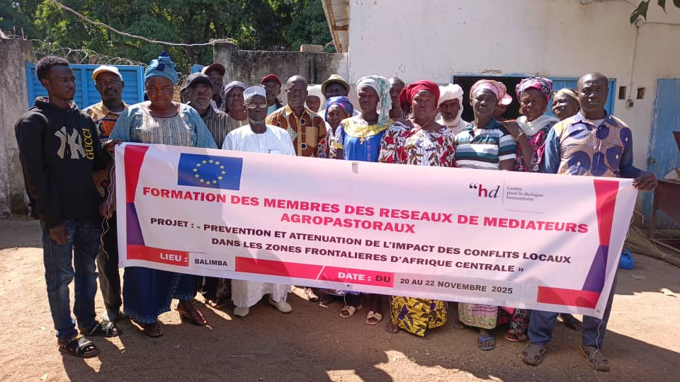 Tchad : Le Centre HD organise un atelier à Balimba pour la prévention des conflits agropastoraux