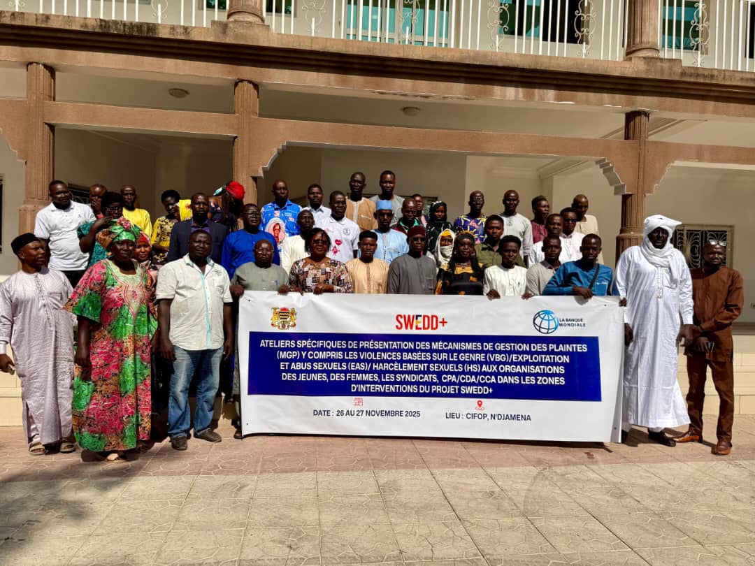 Tchad : SWEDD+ ouvre un atelier pour renforcer la protection des femmes et des jeunes filles