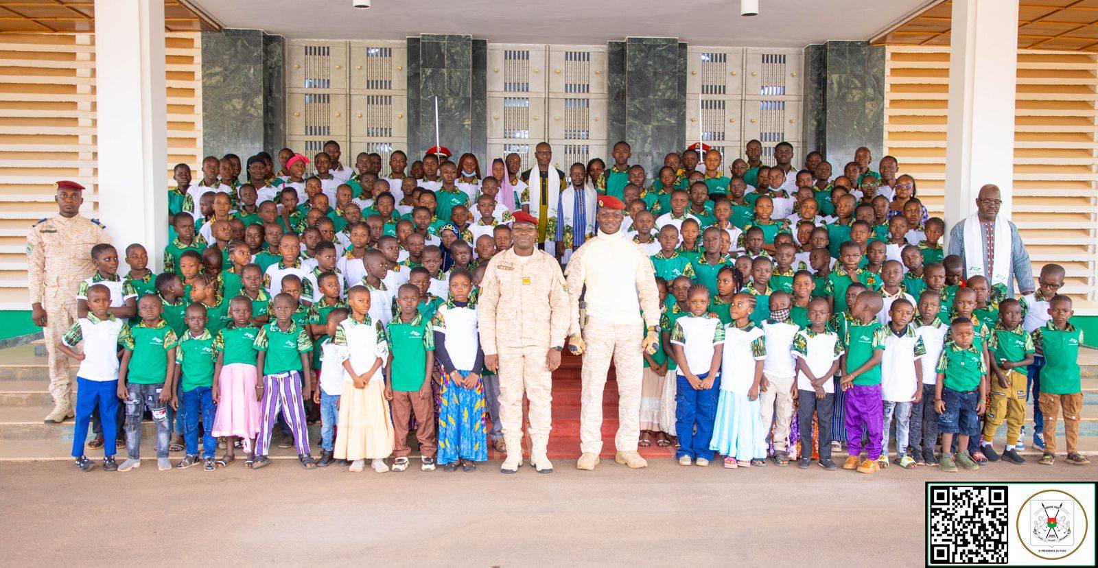 Burkina : « Vous êtes les vrais héros de cette Nation ! » (Le capitaine Traoré aux pupilles de la Nation)