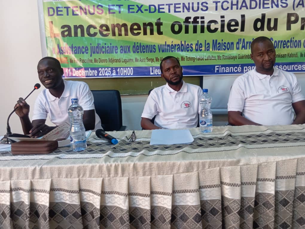 Tchad : l’ASDEDT lance un projet d’assistance judiciaire pour les détenus vulnérables