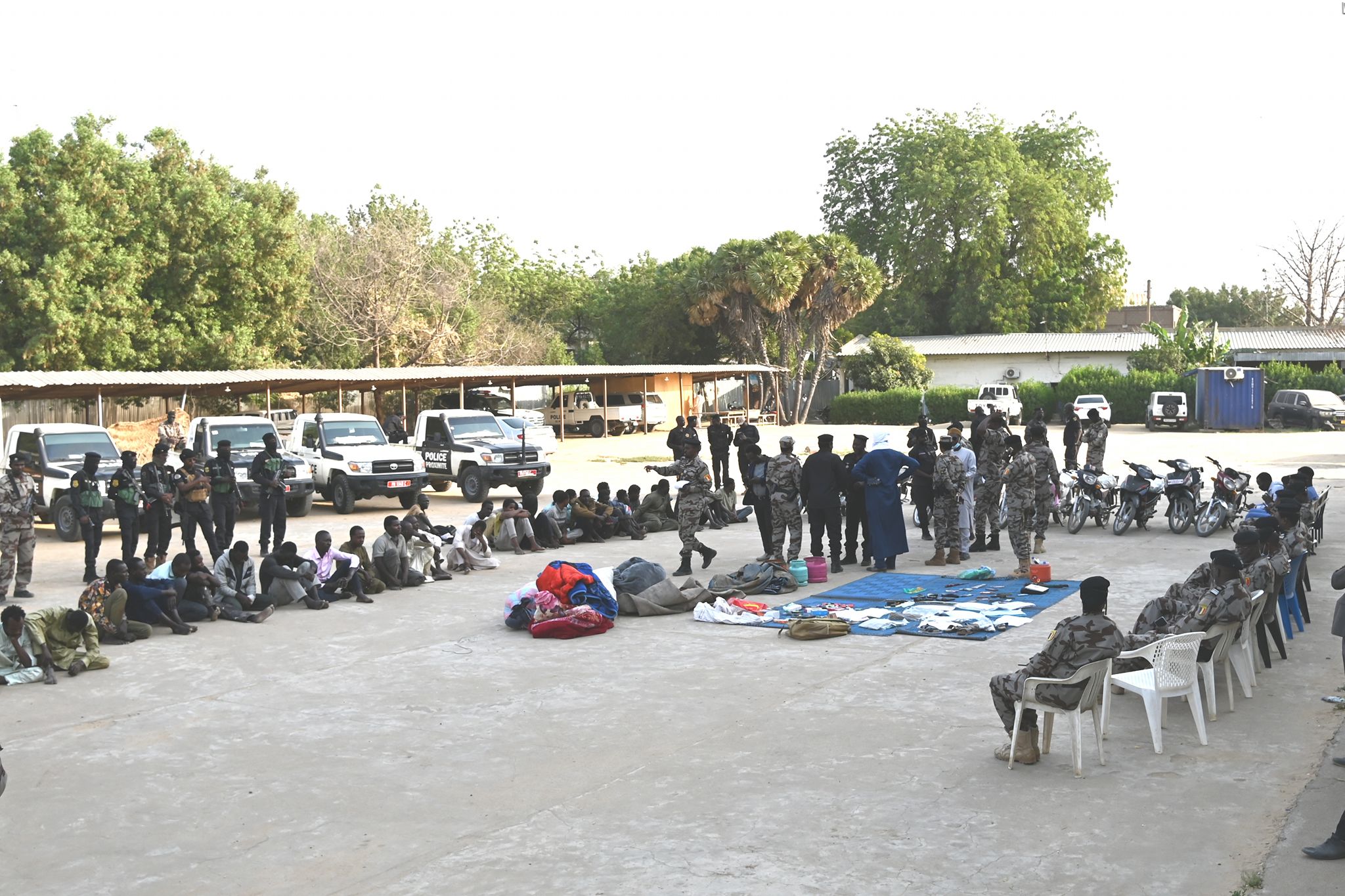 Tchad -  Sécurité Nationale : La Police  neutralise 39 malfrats et saisit un important butin