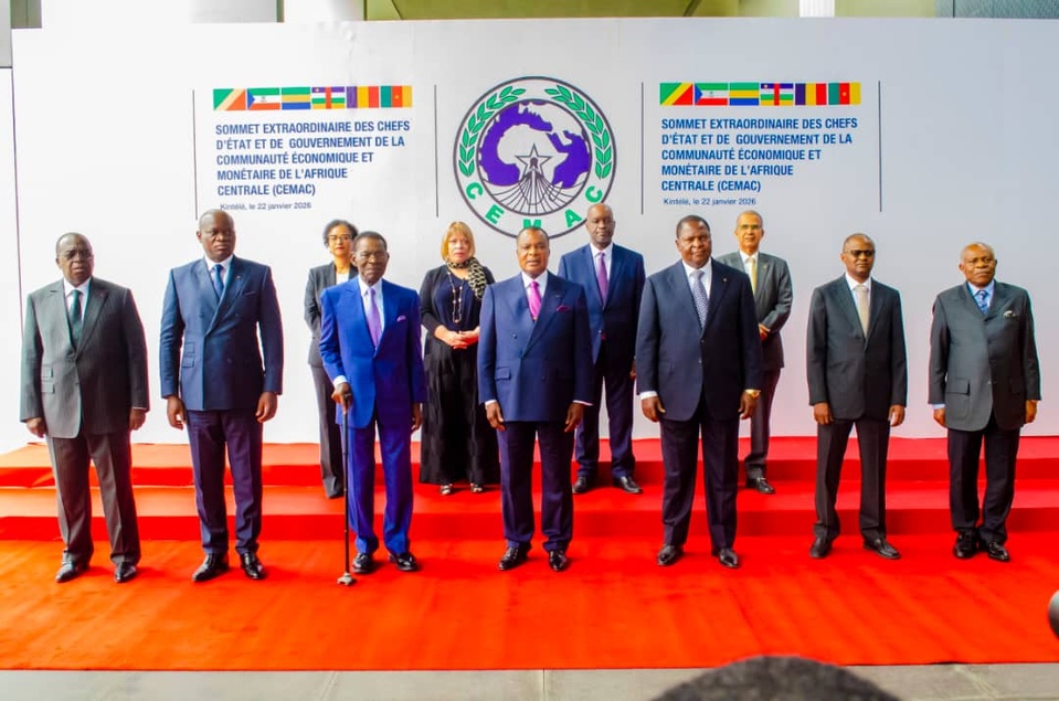 Les chefs d'Etat et de gouvernement de la CEMAC présents à Brazzaville