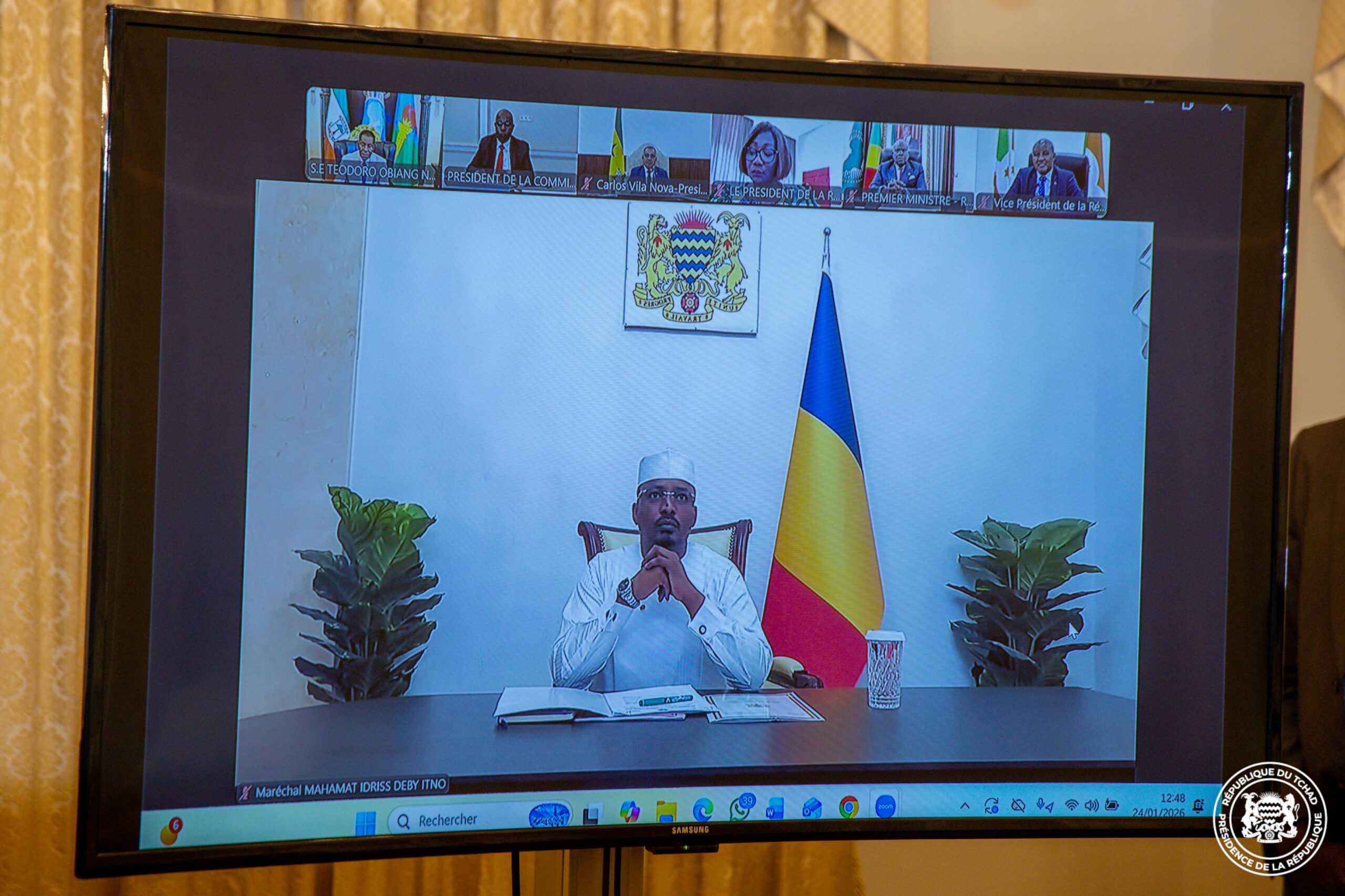 CEEAC : Le président Tchadien a participé en visioconférence au 9ème Sommet extraordinaire