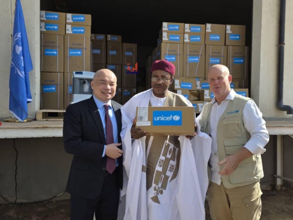 Tchad : important don d’équipements médicaux de la Chine avec l’appui de l’UNICEF