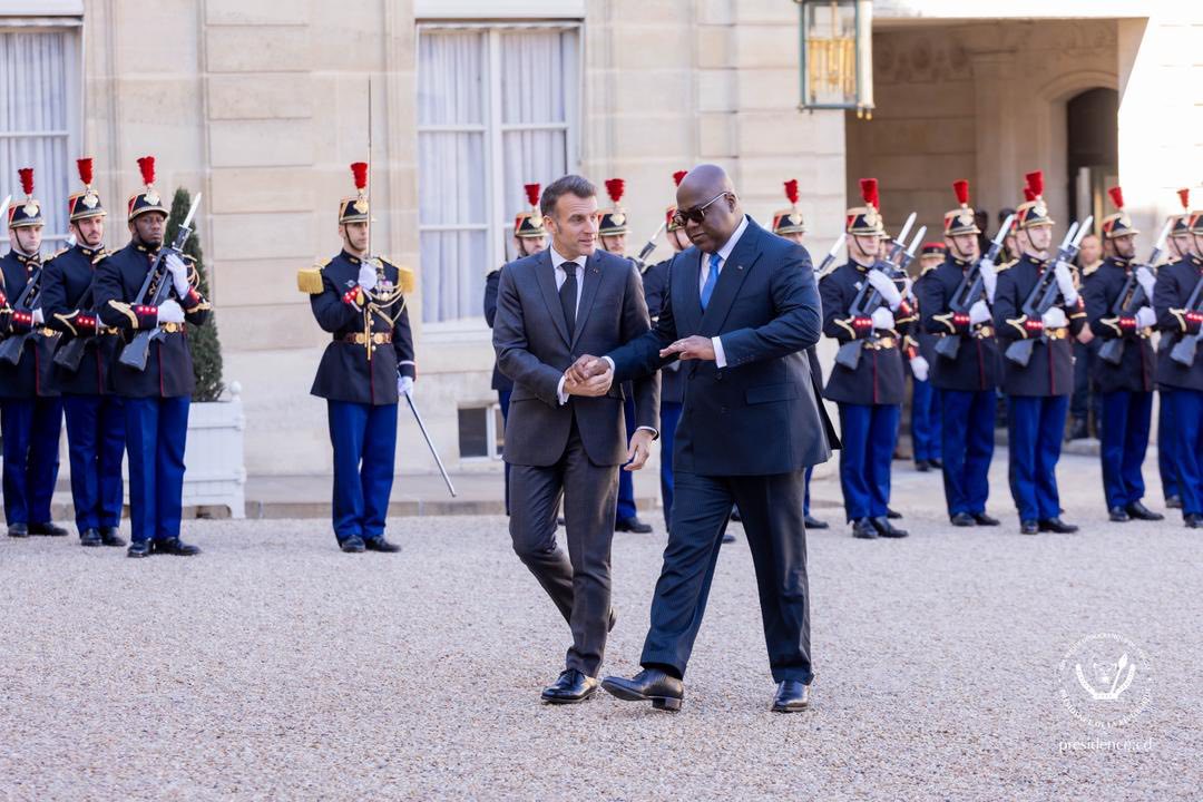 France-RDC : le président Tshisekedi reçu par Emmanuel Macron