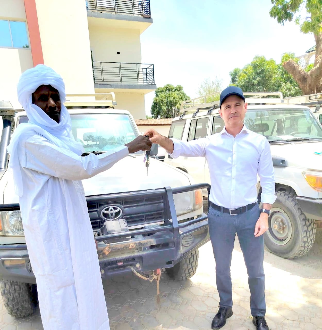 Bardai : la GIZ Tchad dote la commune de deux véhicules pour renforcer ses capacités opérationnelles