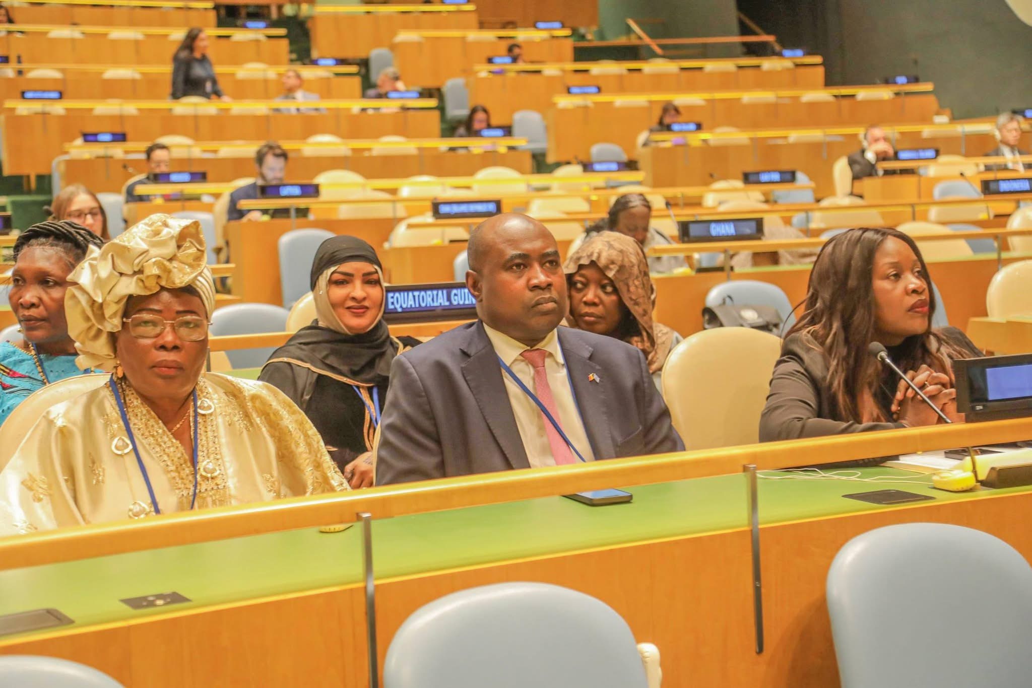 La délégation tchadienne à la CSW70 au siège de l'ONU à New York. Photo : ONU.