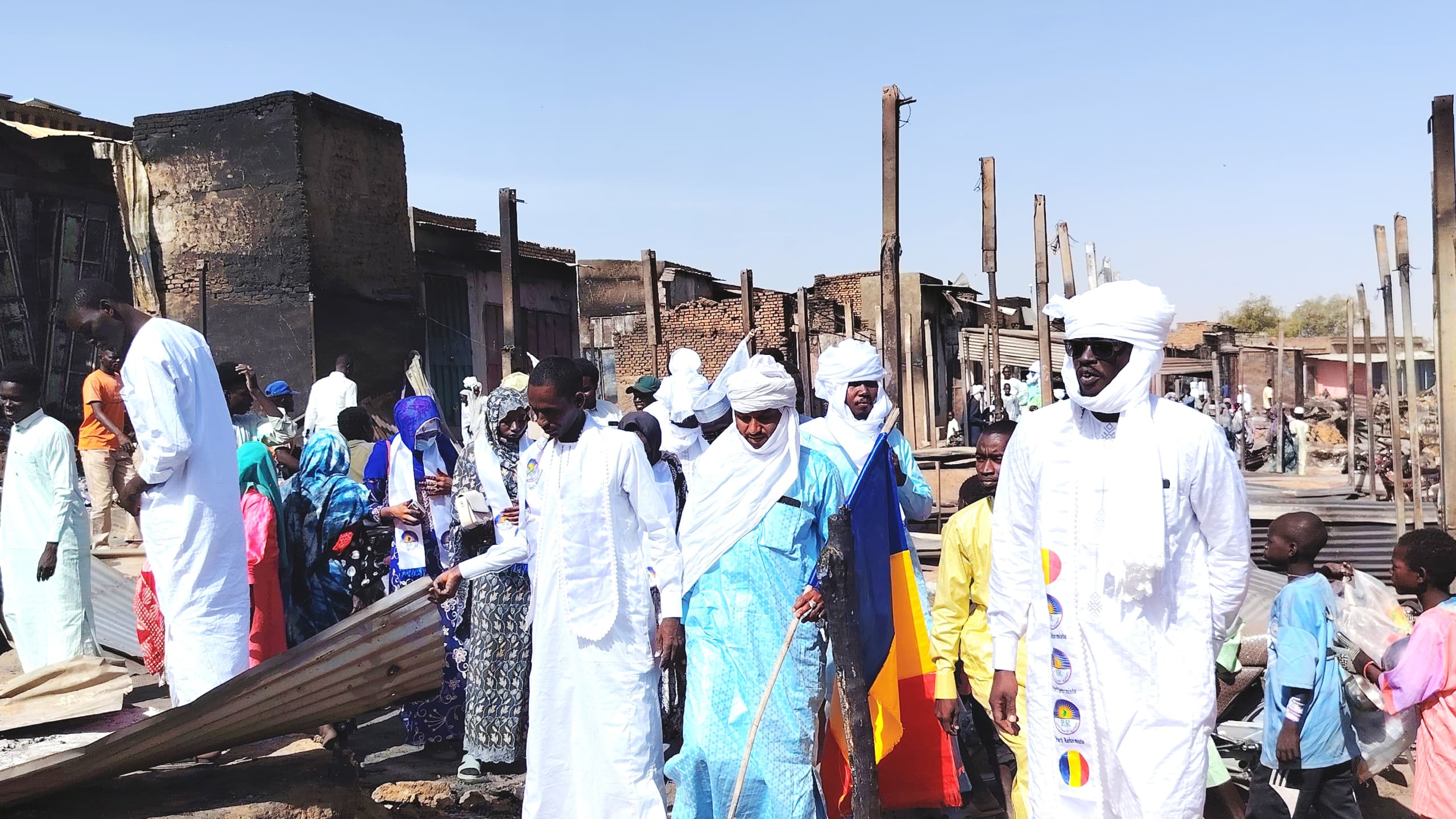 Tchad : mobilisation et solidarité après l'incendie au marché Ridjil à Abéché
