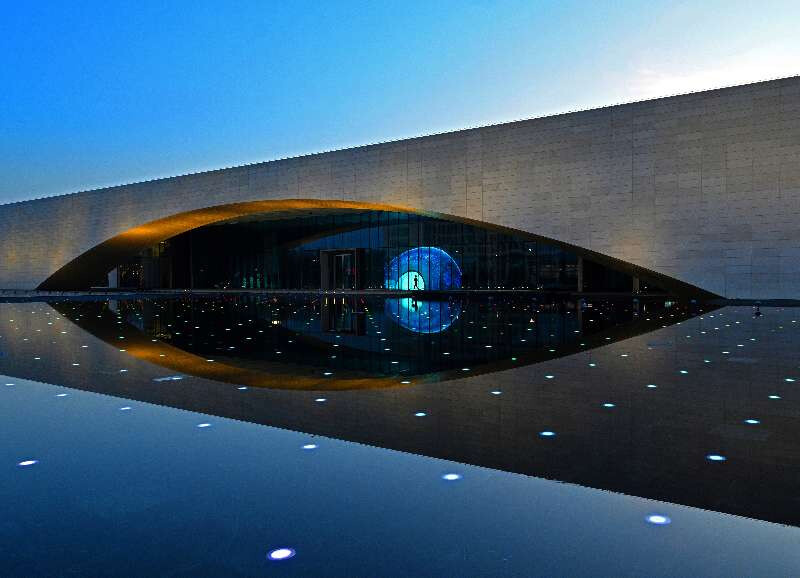 Photo shows the Xiong'an Urban Computing Center. (People's Daily/Lei Sheng)