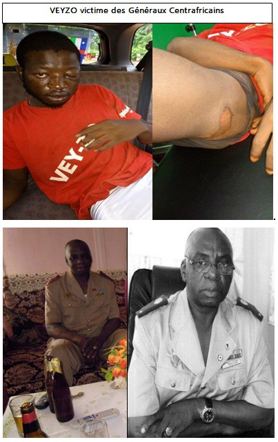 VEYZO victime des Généraux Centrafricains.