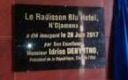 Tchad : Le Président Idriss Deby inaugure le Radisson Blu Hôtel