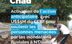 Tchad : Activation du cadre d'action anticipatoire pour faire face aux inondations