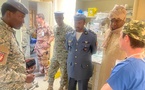 Tchad : le chef d’Etat-major de l’armée de l’air au chevet des blesses