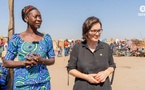 Beatrice Vaugrante, Directrice Générale d'Oxfam-Québec, salue la résilience des déplacés tchadiens